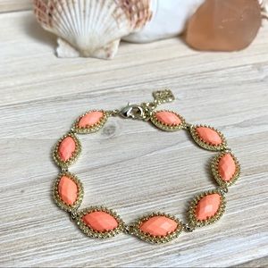 Kendra Scott Jana Coral 14K Gold Link Bracelet